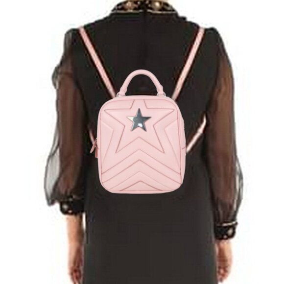 Stella McCartney Pink Star Backpack – Vegan Leather Bag for Trendy Daywear main image 8